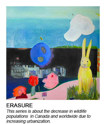 graphic of Barb's erasure painting that links to her ERASURE series