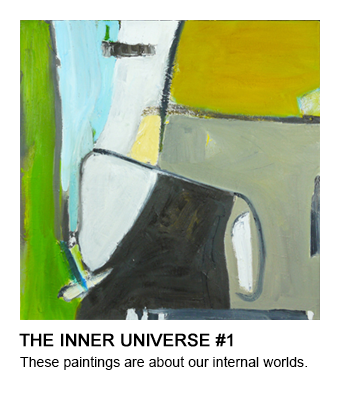 graphic of Barb's Saturday Night painting that links to the Universe #1 gallery